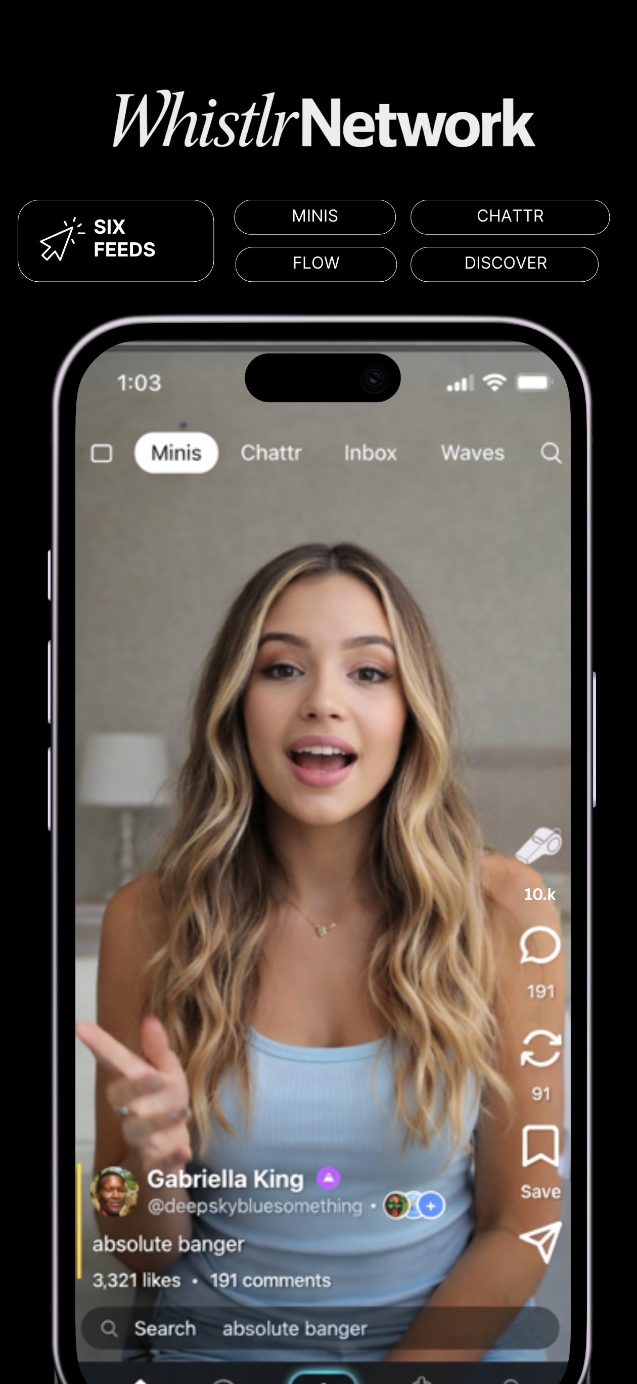 Whistlr Screen