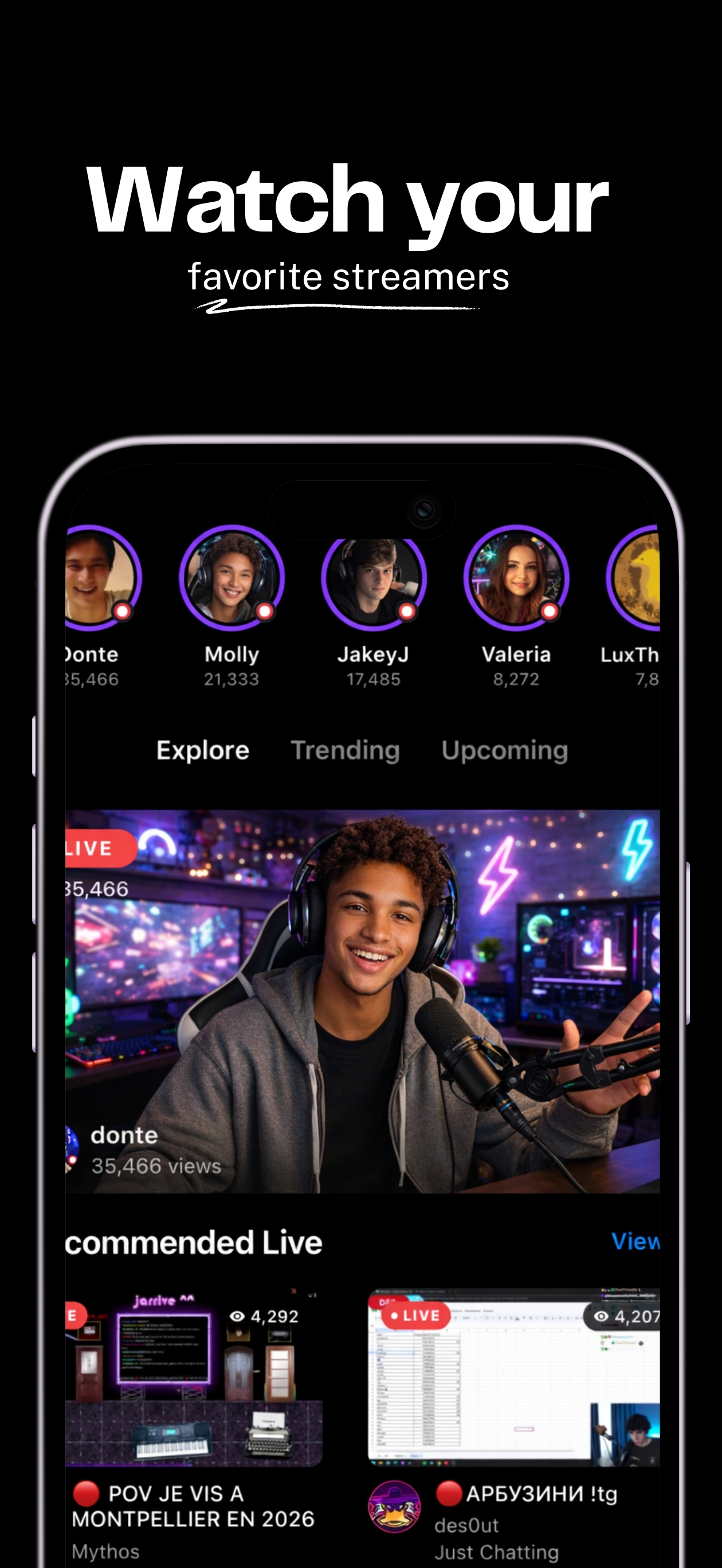 Whistlr Screen
